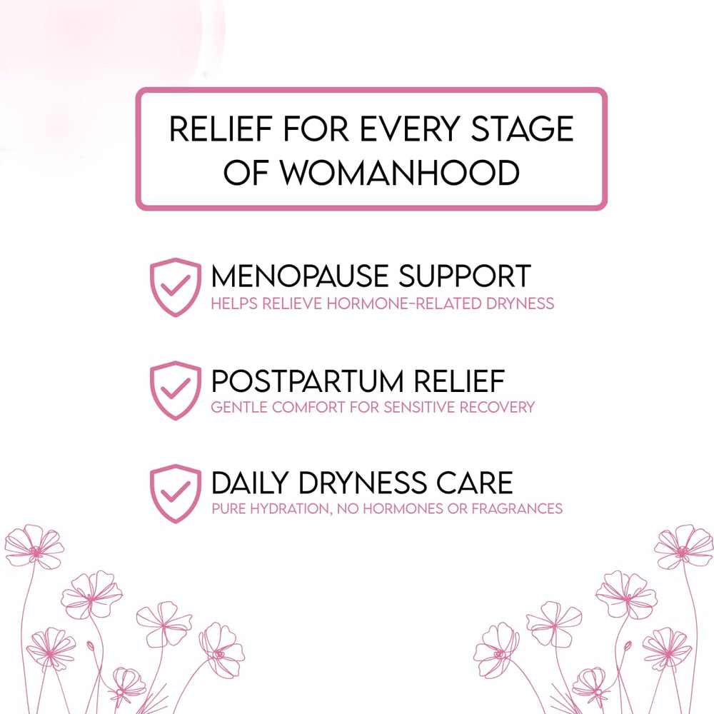 VLUSH vaginal moisturizer suppositories pack highlighting compact 10-count design for daily use.