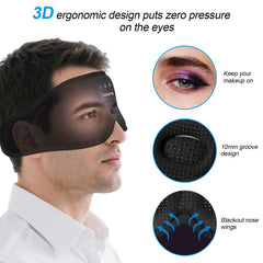 Vmaio Sleep Mask eye comfort design supporting side sleepers