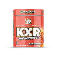 VMI Sports KXR Peach Mango Rings bottle ready-to-drink energy.