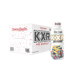 VMI Sports KXR RTD Pink Lemonade bottle shows energy-boosting formula benefits