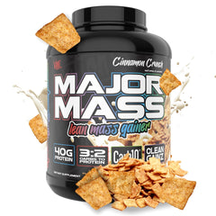 VMI Sports Major Mass bottle on counter highlighting convenient serving size