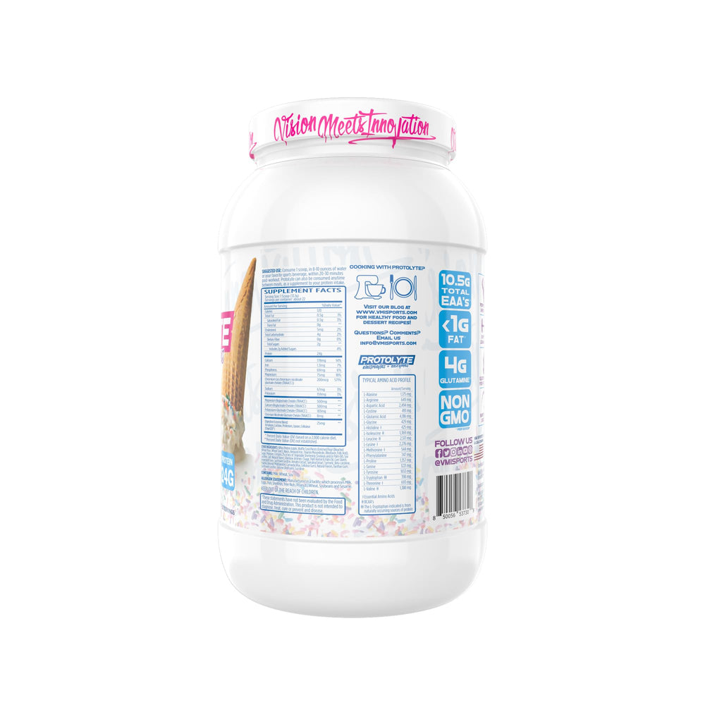 ProtoLyte shake being poured into a glass after a workout.