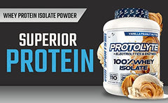 Pouring glass of ProtoLyte smoothie highlights hydration and muscle support after training
