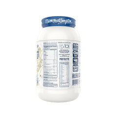 VMI ProtoLyte vanilla cake batter shake being prepared for recovery.
