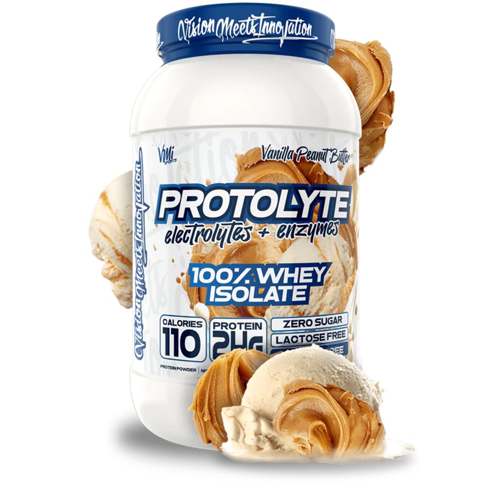 ProtoLyte by VMI Sports scoop of vanilla peanut butter flavor for lean protein.