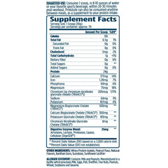 Nutrition panel featuring Albion minerals showcases chelated minerals for better absorption
