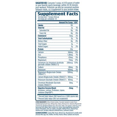 ProtoLyte whey isolate shake glass shows smooth texture and rich color