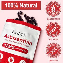 VOFANK Astaxanthin skin health glow close-up.