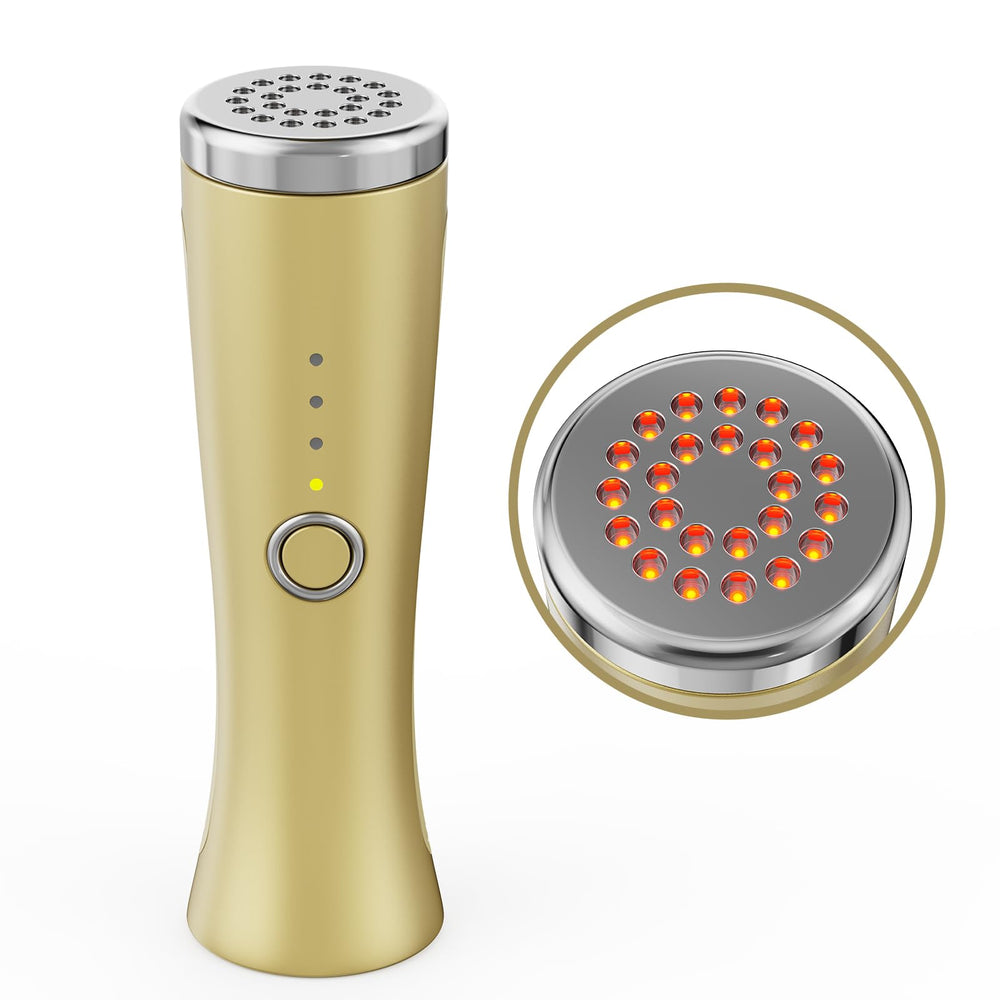 VOFEL Red Light Device facial and neck massager front view for skin texture enhancement