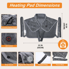 Vofuoti heating pad 4 zones emphasizes comprehensive body coverage.