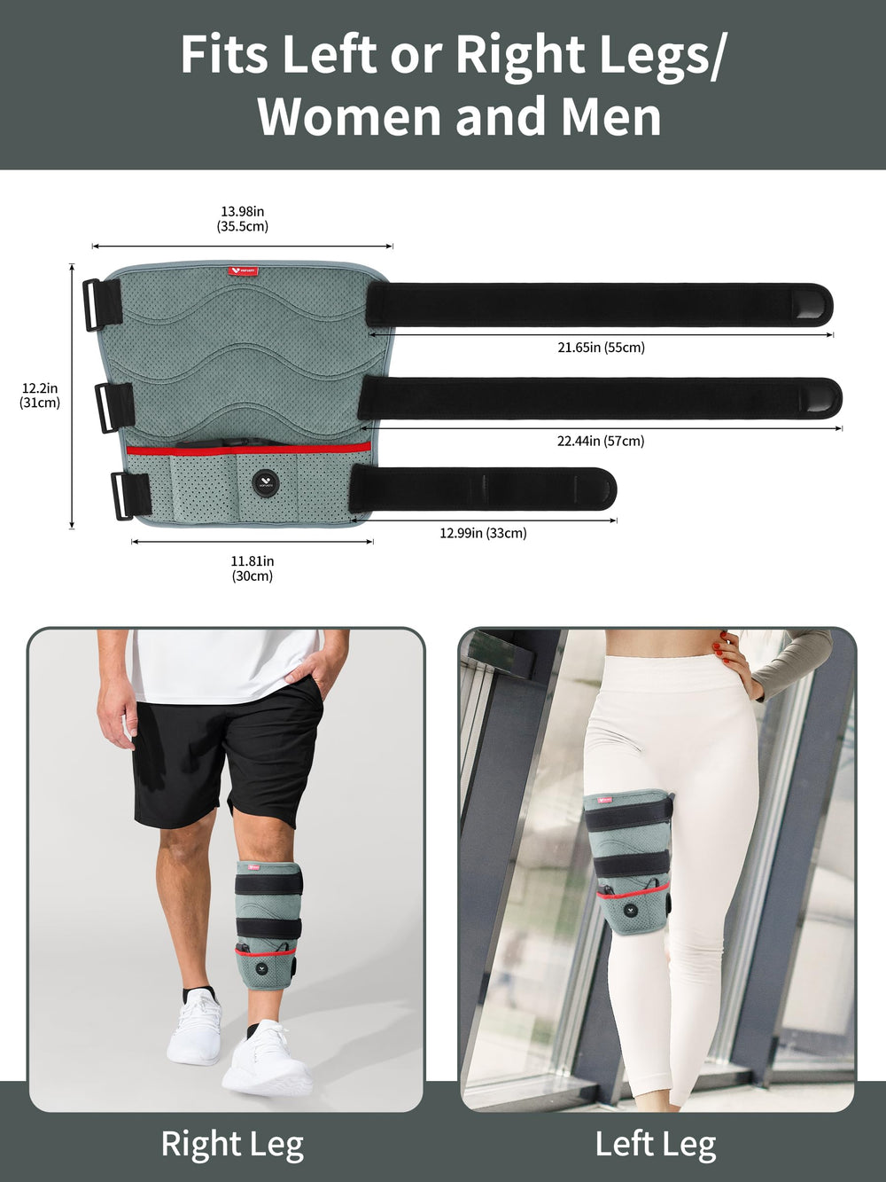 VOFUOTI MAX knee brace can be used in bed, at work, or outdoors.