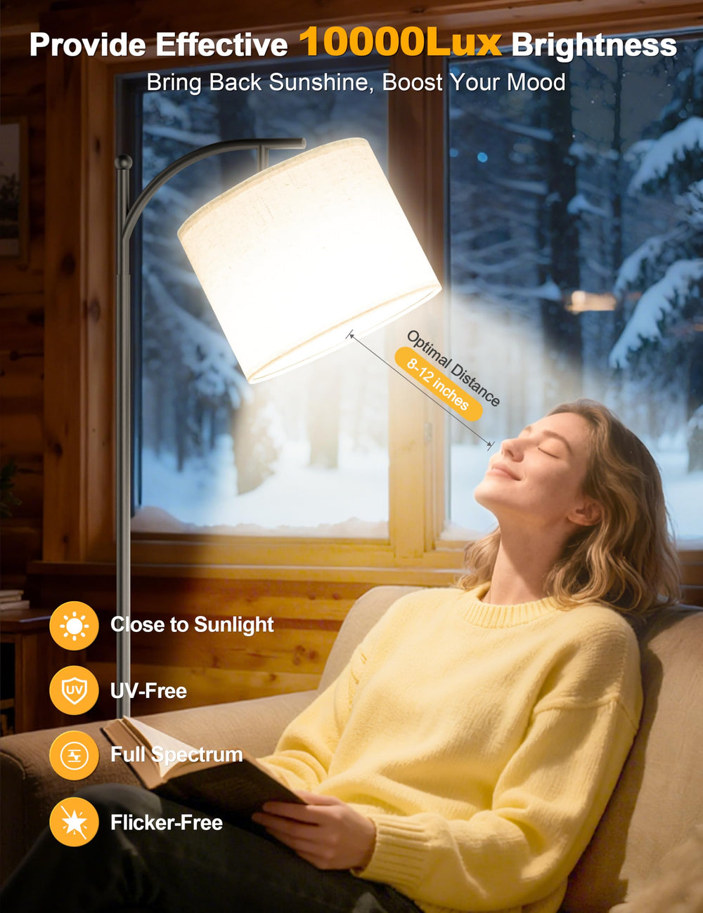 Volisun magnetic remote attached to lamp for quick color and brightness adjustments