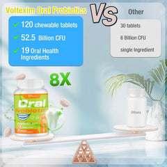 Voltexim vegan gluten-free sugar-free tablets for dietary compatibility.