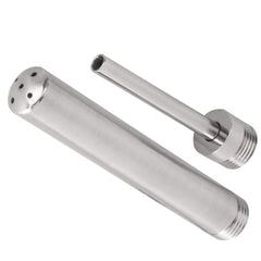 VONDERSO five-hole 5-inch nozzle increases contact area for even water distribution.