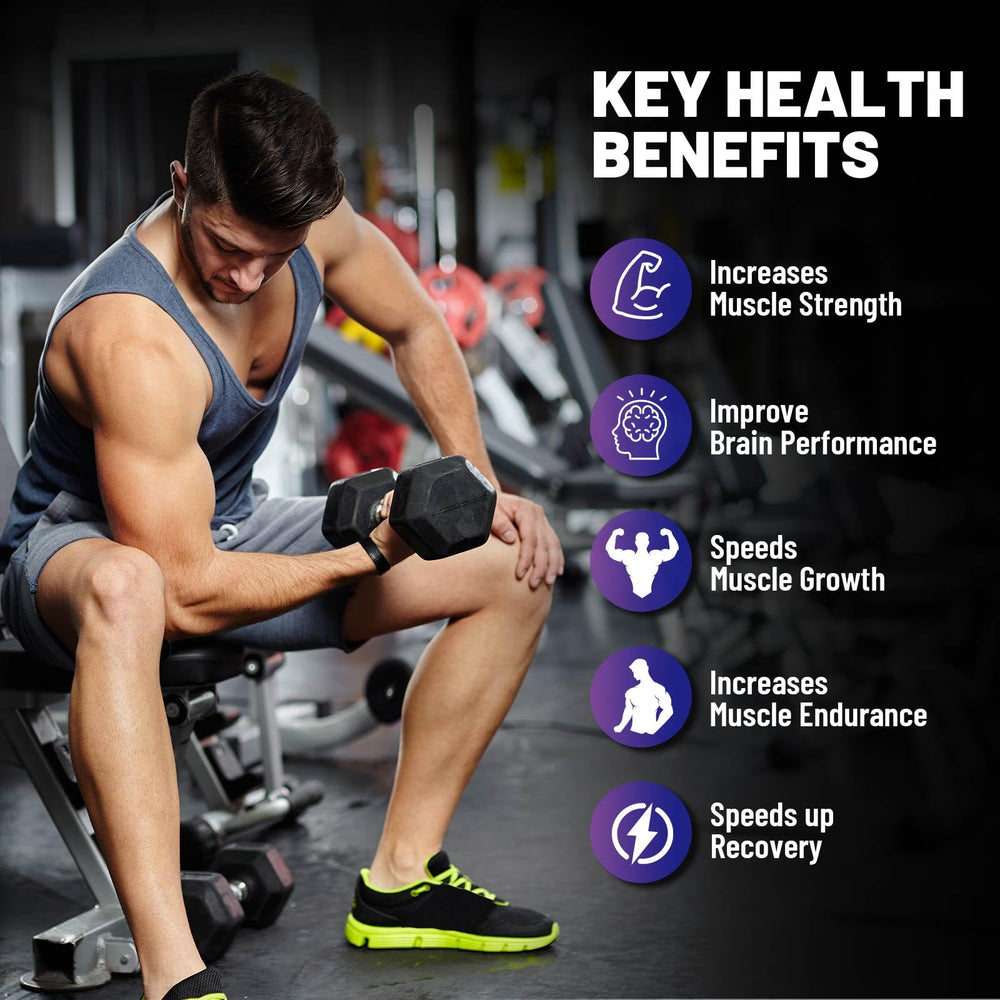 Vorelivital Creatine Monohydrate Gummies blueberry treats fuel workouts with flavor.