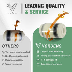 VORGENS CPAP motor blower features durable construction for long-lasting performance.