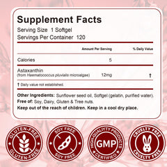 Vortexonix Astaxanthin capsules with a clinical backdrop implying premium formulation.