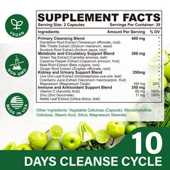 Vortyxon CannaKlean capsules in bottle view for easy use.