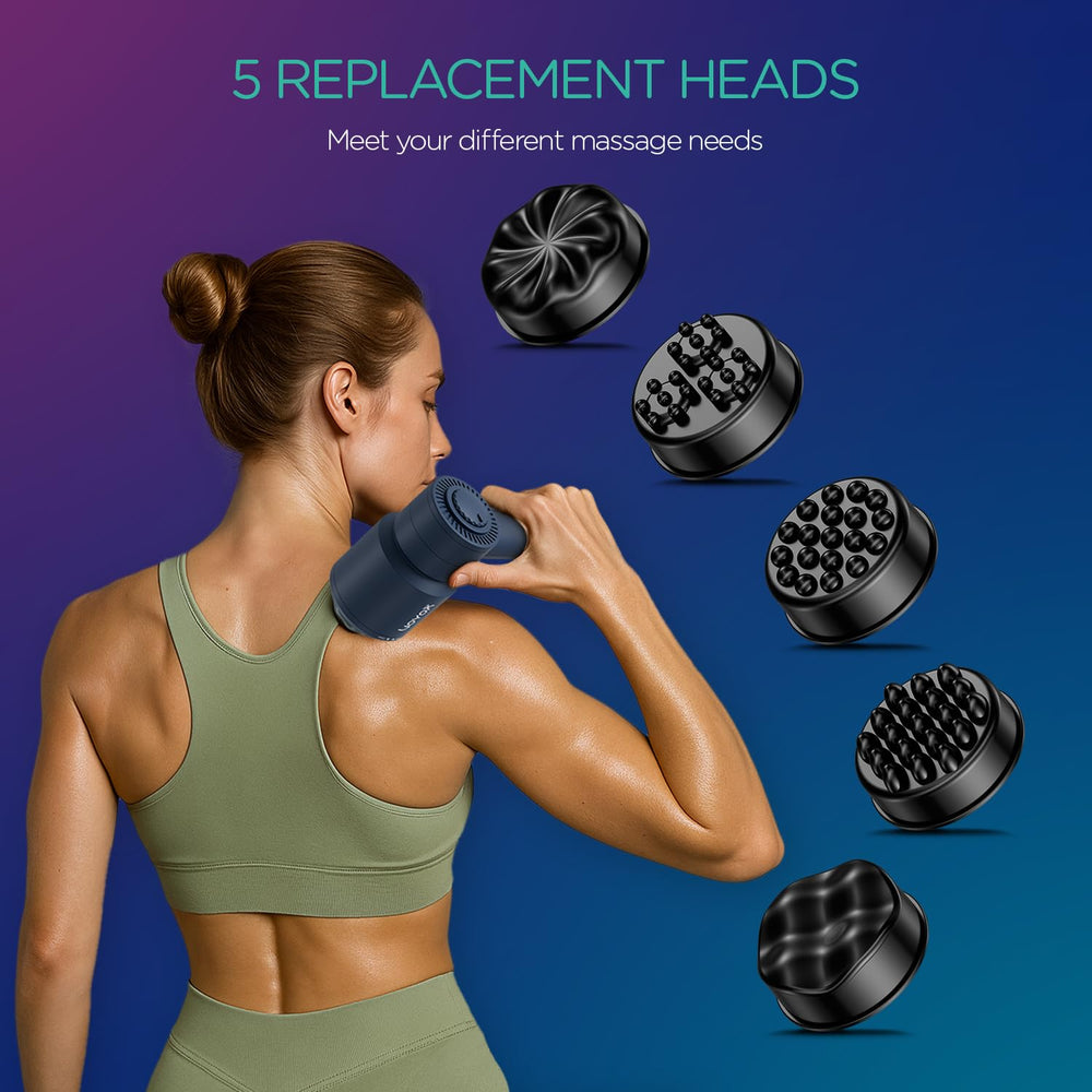 VOYOR-HEALTH massager with five heads adapts to arms, thighs, and calves