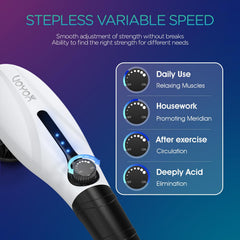 VOYOR-HEALTH deep tissue action targets sore knots and stiffness