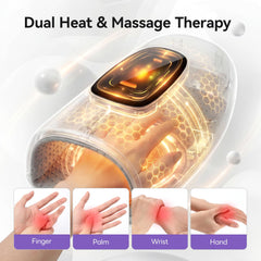 VRENMOL dual-action heat and massage to warm and soothe hands