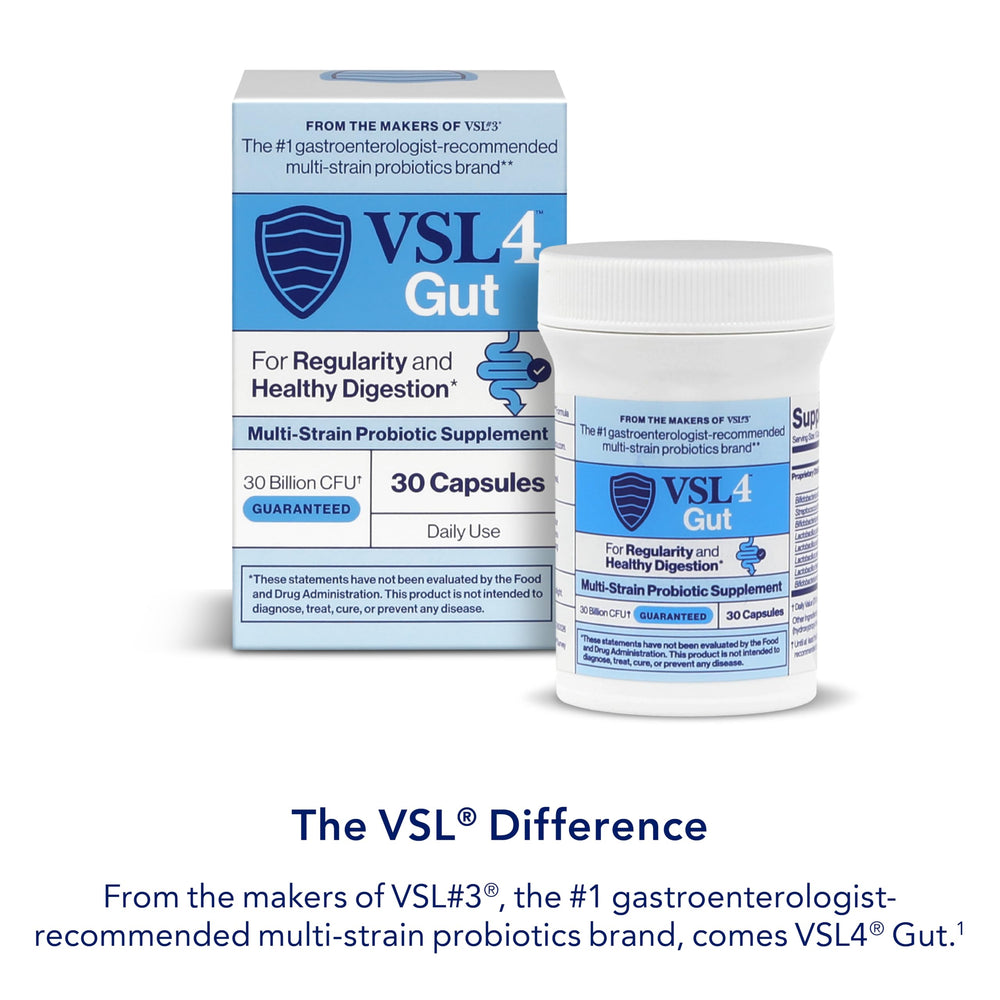 VSL4 Gut label highlights shelf-stable, multi-strain formula for digestive care