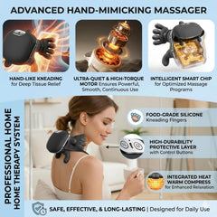 VUITTOX wireless rechargeable design enables cordless massage anywhere.