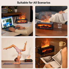 Vurlexat ultrasonic humidifier provides cool-mist diffusion for comfortable air.