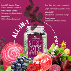 Vuvionoso Beet Root Gummies mixed-berry flavor close-up for daily enjoyment.