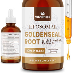 Vuvionoso goldenseal root closeup highlights natural wellness.