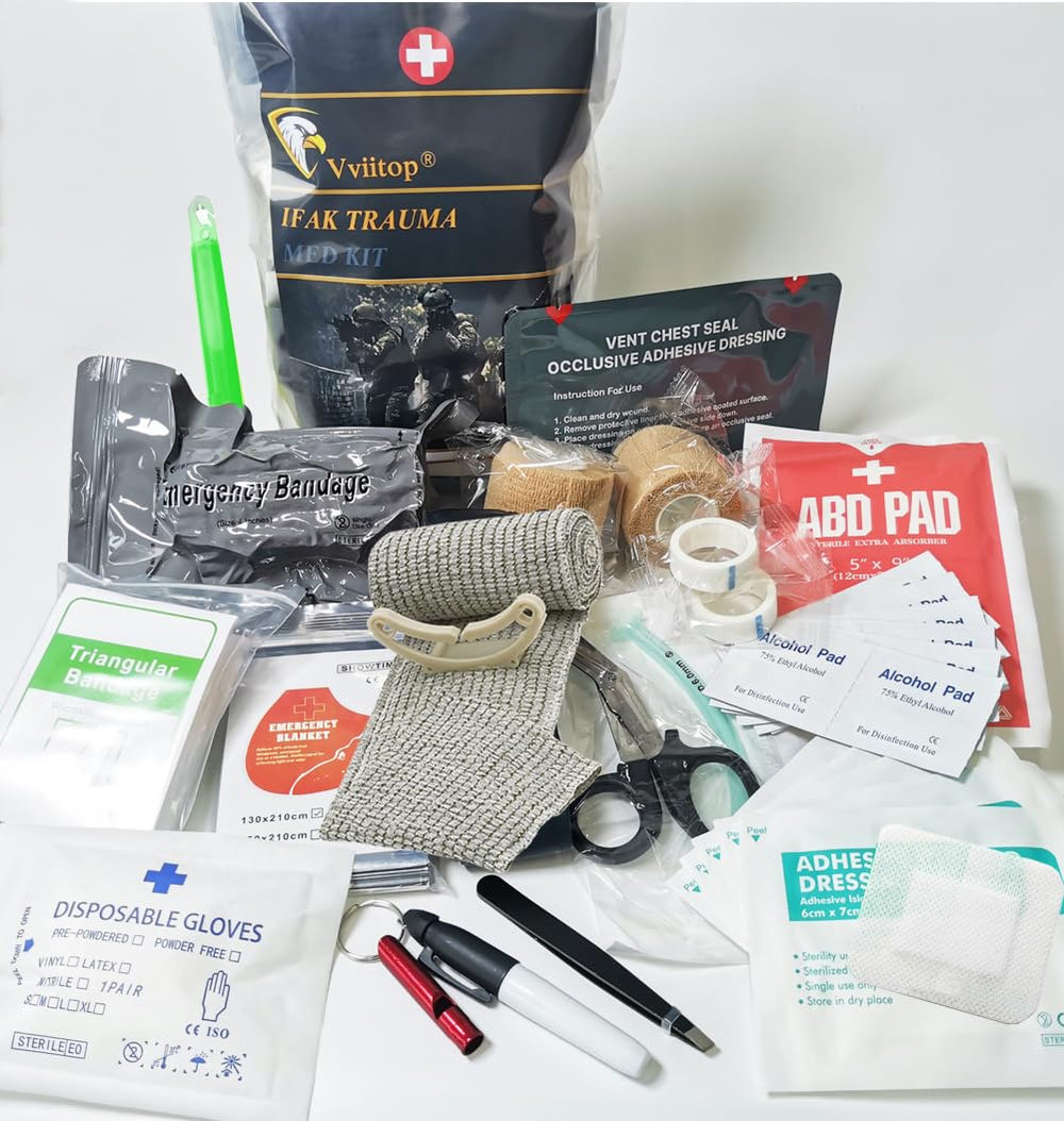 Vviitop compressed gauze pack compact and portable for field use