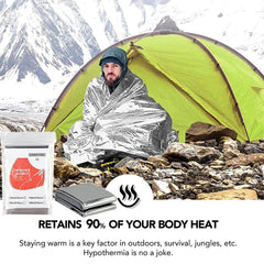 VVIITOP emergency blanket provides warmth in emergencies