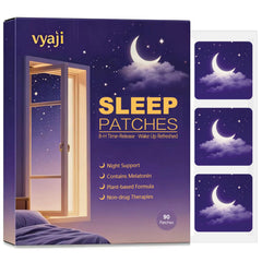Vyaji 90-patches sleep patch front view, convenient nightly routine.
