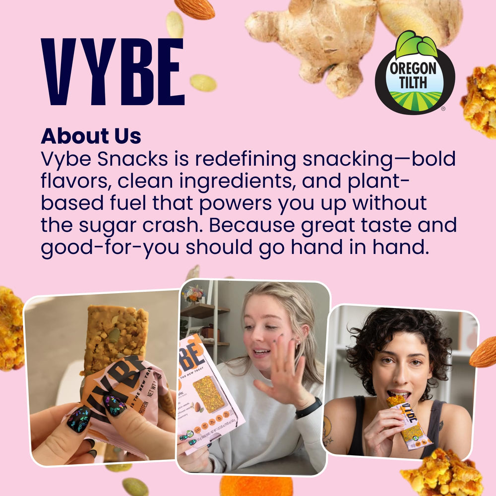Vybe Savory gluten-free keto-friendly bar image emphasizes clean protein