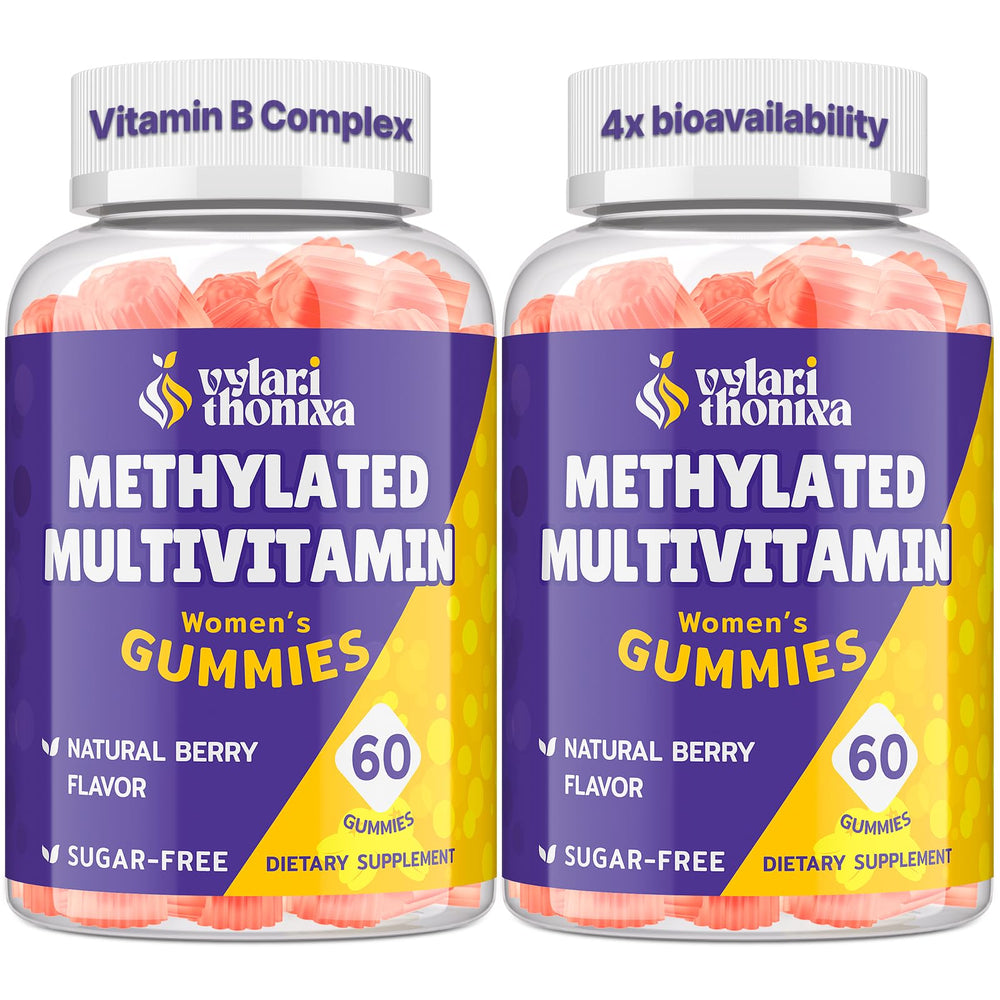 Vylarithonixa 33-in-1 methylated multivitamin bottle showing comprehensive women's formula