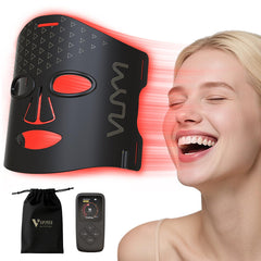 VYM by Clinmate red light mask front view for at-home skincare routines