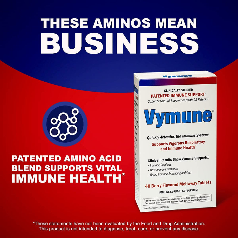 VYMEDIC Vymune USA-made packaging, emphasizing quality and safety.