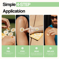 Vytadose Collagen Glow Patches worn during a gym routine.