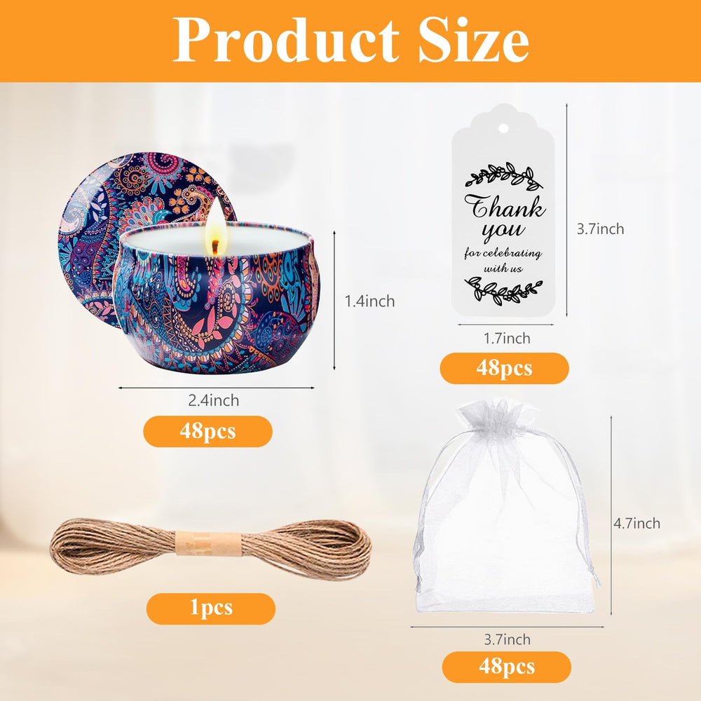 VZCBZC soy wax candles with lead-free wicks offer clean fragrance.