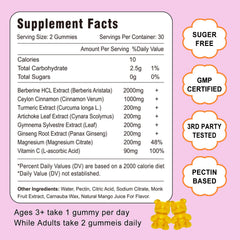 VZOXAINS bottle label shows high purity berberine and cinnamon for daily wellness