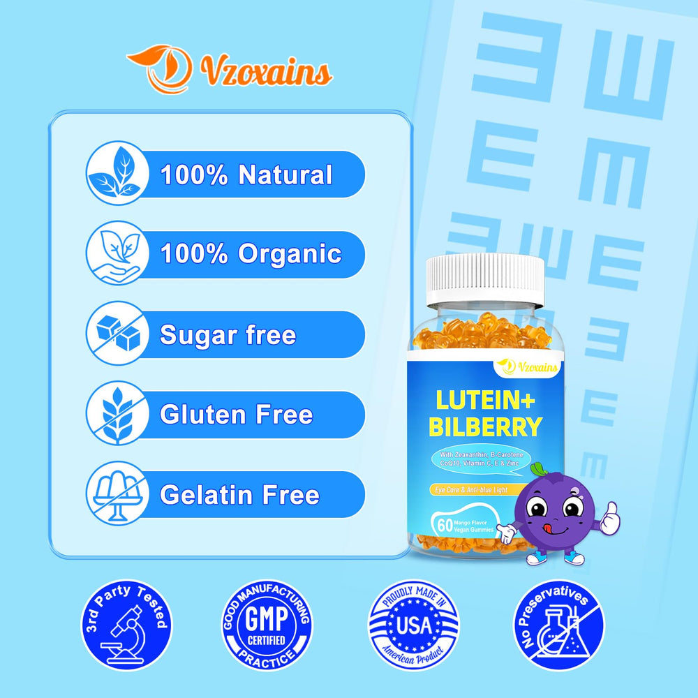 VZOXAINS packaging on shelf emphasizes sugar-free, accessible eye care.