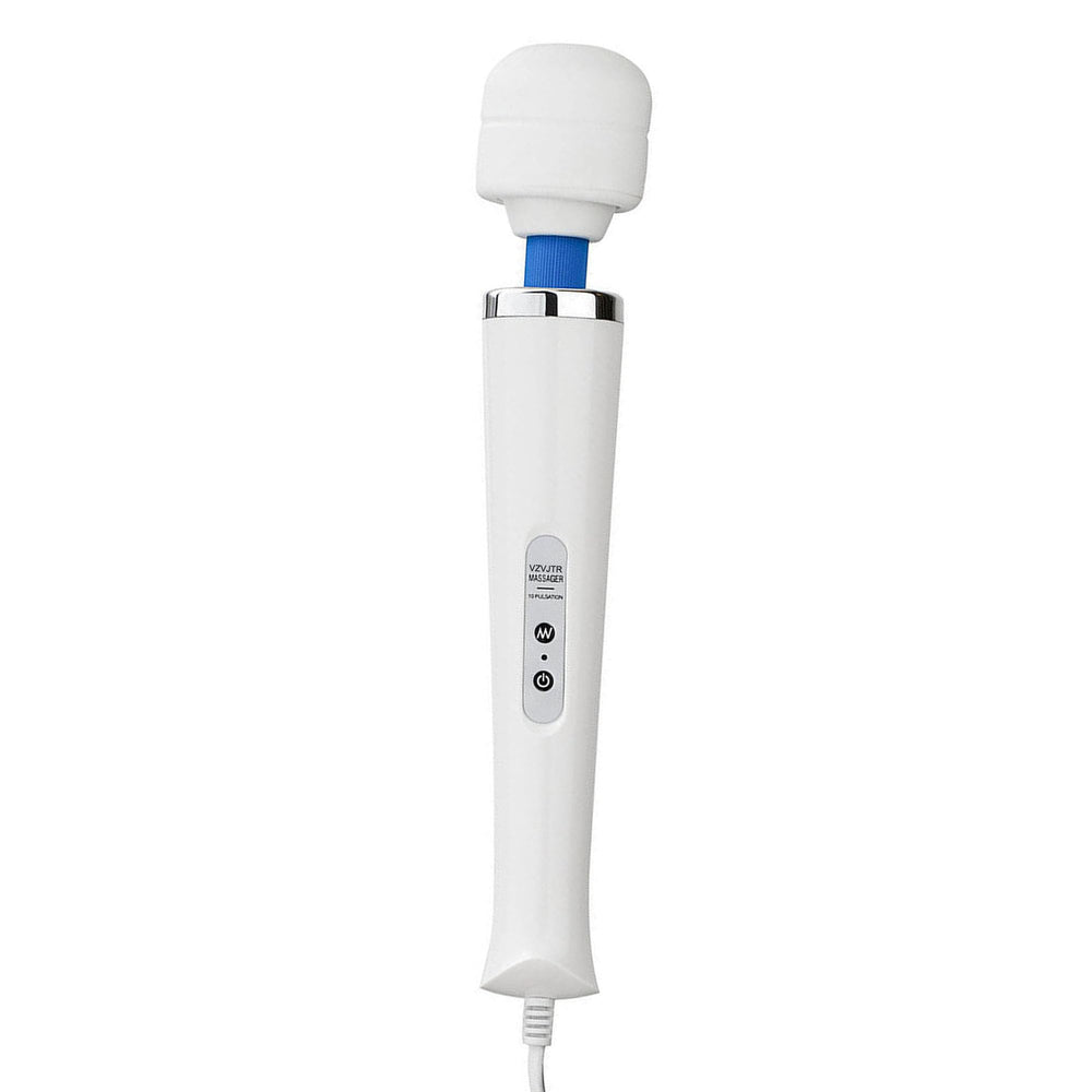 VZVJTR wired handheld massager for back relief with flexible neck.