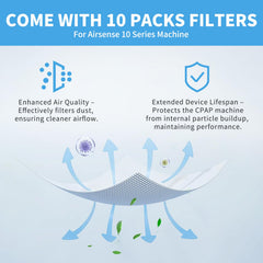 Wagleriz CPAP accessory pack supports easy replacement and maintenance.