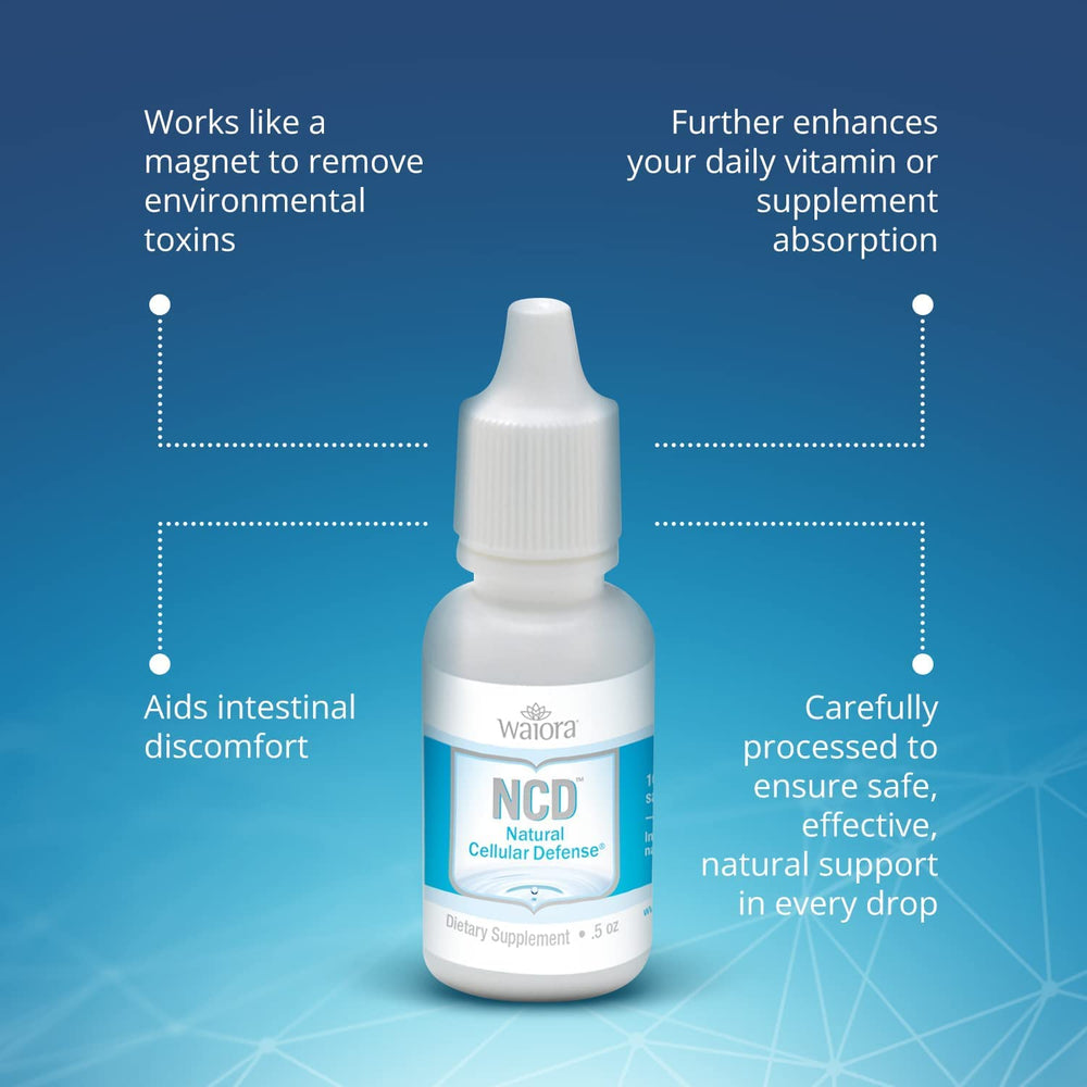 Waiora NCD botanical ingredients visual highlighting plant-based formula.