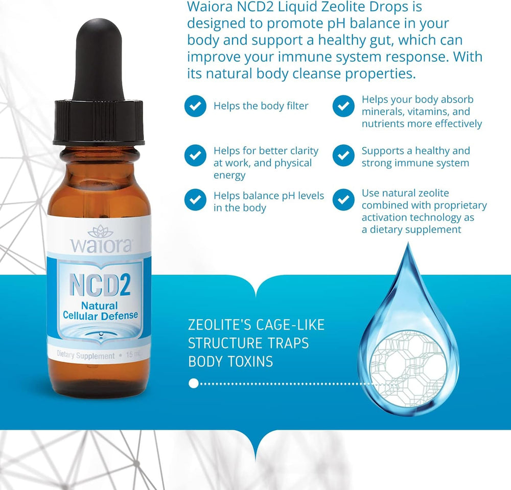 Waiora NCD2 packaging on shelf signaling clean ingredients