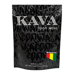Wakacon Kava Waka Fiji bag showcases premium packaging for home use