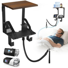 Wanyshapy CPAP shelf wall mount 2-tier design keeps devices organized and accessible.