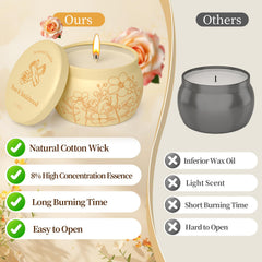WarmEmbrace jasmine candle jar for fresh daytime mood.