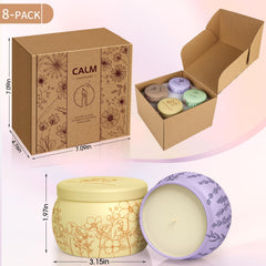 WarmEmbrace lavender candle jar creates calming atmosphere.