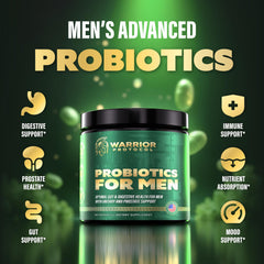 Graphic of 9 probiotic strains emphasizing gut balance benefits